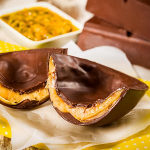 Quais são as tendências para a Páscoa 2022? 9 selectachocolates Ovo Trufado Maracuja d